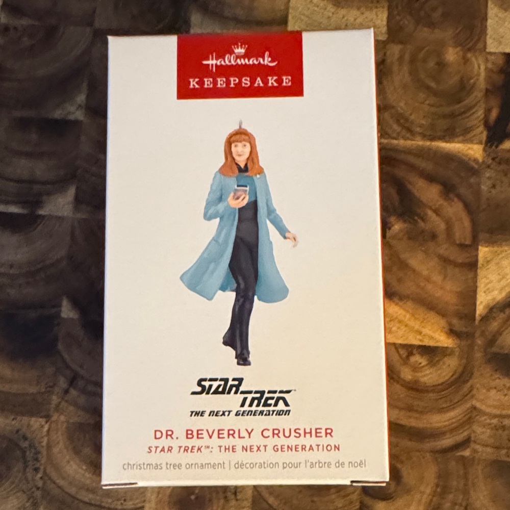 Hallmark Keepsake Dr. Beverly Crusher Ornament - Blue and Black